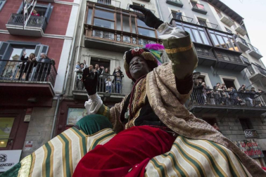 Imágenes de la cabalgata de Reyes de Pamplona