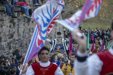 Imágenes de la cabalgata de Reyes de Pamplona