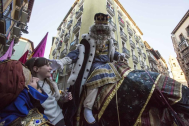 Imágenes de la cabalgata de Reyes de Pamplona