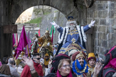 Imágenes de la cabalgata de Reyes de Pamplona
