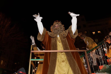 Gaspar, en la Cabalgata de Pamplona