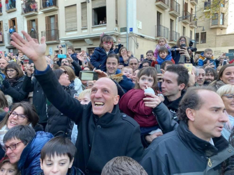 Imágenes de la cabalgata de Reyes de Pamplona