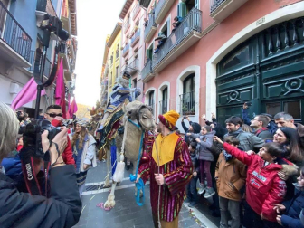 Imágenes de la cabalgata de Reyes de Pamplona