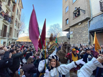 Imágenes de la cabalgata de Reyes de Pamplona