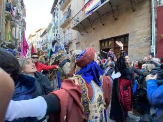 Imágenes de la cabalgata de Reyes de Pamplona