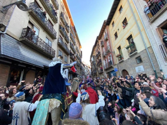 Imágenes de la cabalgata de Reyes de Pamplona