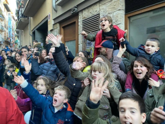 Imágenes de la cabalgata de Reyes de Pamplona