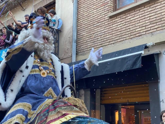 Imágenes de la cabalgata de Reyes de Pamplona