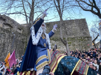 Imágenes de la cabalgata de Reyes de Pamplona