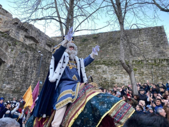Imágenes de la cabalgata de Reyes de Pamplona