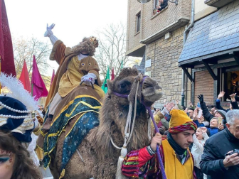 Imágenes de la cabalgata de Reyes de Pamplona