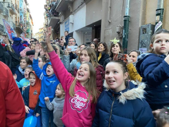 Imágenes de la cabalgata de Reyes de Pamplona