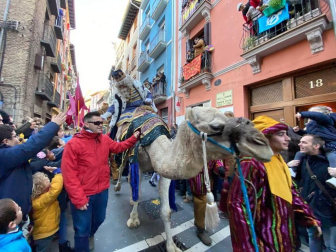 Imágenes de la cabalgata de Reyes de Pamplona