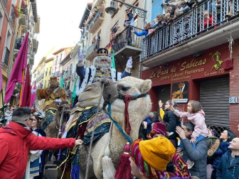 Imágenes de la cabalgata de Reyes de Pamplona