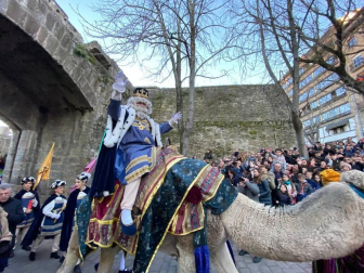 Imágenes de la cabalgata de Reyes de Pamplona