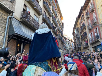 Imágenes de la cabalgata de Reyes de Pamplona