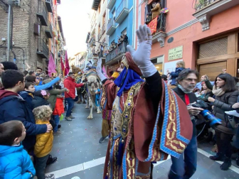 Imágenes de la cabalgata de Reyes de Pamplona