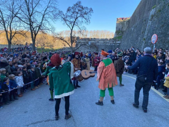 Imágenes de la cabalgata de Reyes de Pamplona