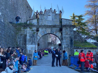 Imágenes de la cabalgata de Reyes de Pamplona