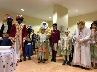 Fotos de la Cabalgata de sus Majestades los Reyes Magos de Oriente en Aoiz.