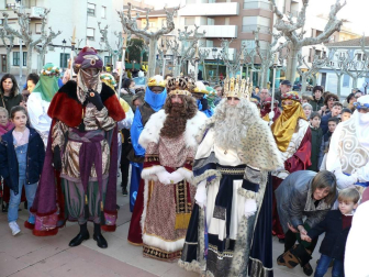 Fotos de la Cabalgata de sus Majestades los Reyes Magos de Oriente en Cintruénigo.