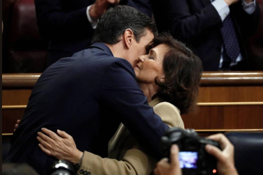 Pedro Sánchez, investido presidente del Gobierno tras la votación más ajustada desde la Transición