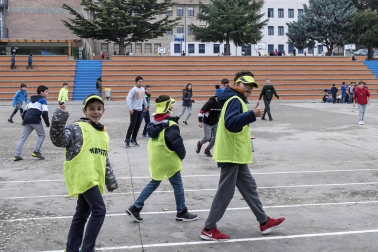 Alumnado del CPRicardo Campano de Viana durante una jornada lectiva