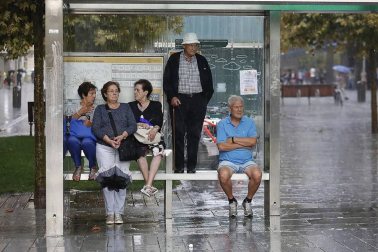 Fotos de la exposición fotográfica con el resumen del año que acoge El Corte Inglés de Pamplona