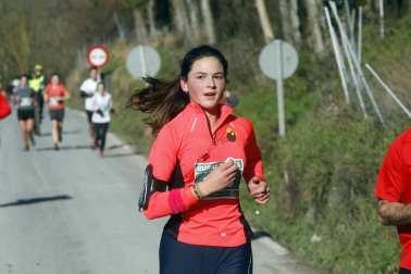 Participantes en la prueba disputada este domingo, 12 de enero, sobre un recorrido de 7,7 kilómetros