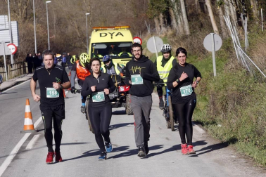 Participantes en la prueba disputada este domingo, 12 de enero, sobre un recorrido de 7,7 kilómetros