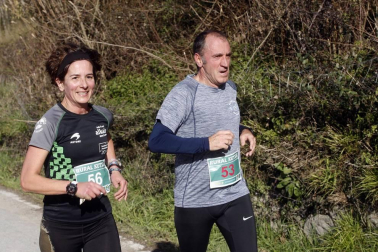 Participantes en la prueba disputada este domingo, 12 de enero, sobre un recorrido de 7,7 kilómetros