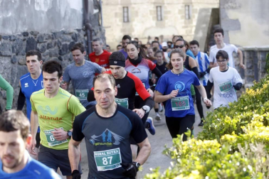 Participantes en la prueba disputada este domingo, 12 de enero, sobre un recorrido de 7,7 kilómetros