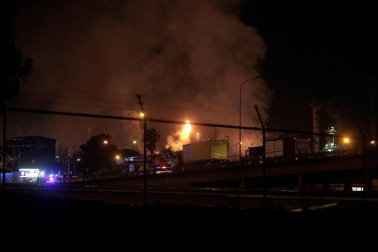Una tapa del reactor voló tres kilómetros y mató a una de las víctimas