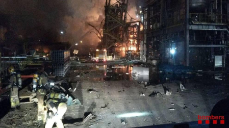 Una tapa del reactor voló tres kilómetros y mató a una de las víctimas