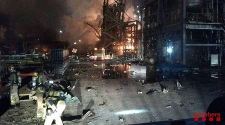 Una tapa del reactor voló tres kilómetros y mató a una de las víctimas