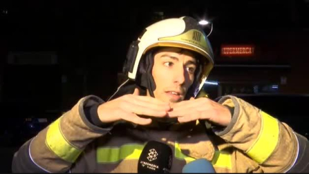 Una plancha metálica despedida del reactor mató a la primera víctima de la explosión