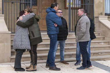 Fotos del día después del accidente en el que fallecidos dos menores en Estella.