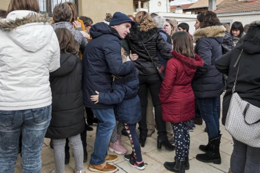Fotos del día después del accidente en el que fallecidos dos menores en Estella.