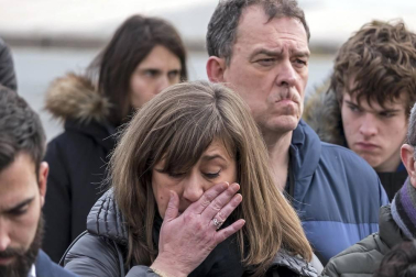 Fotos del día después del accidente en el que fallecidos dos menores en Estella.