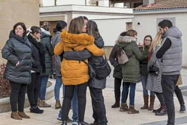 Fotos del día después del accidente en el que fallecidos dos menores en Estella.