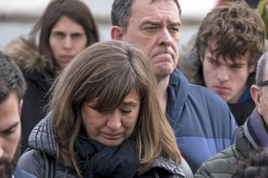 Fotos del día después del accidente en el que fallecidos dos menores en Estella.