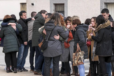 Fotos del día después del accidente en el que fallecidos dos menores en Estella.
