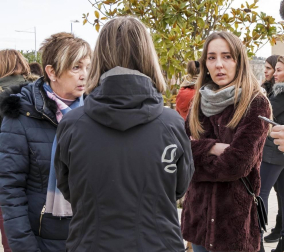 Fotos del día después del accidente en el que fallecidos dos menores en Estella.
