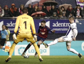 Galería de fotos del partido Osasuna-Valladolid disputado en El Sadar.