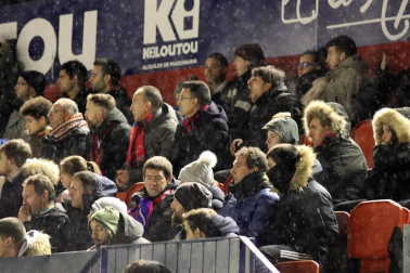 Galería de fotos de la afición en El Sadar durante el Osasuna-Valladolid