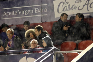 Galería de fotos de la afición en El Sadar durante el Osasuna-Valladolid