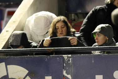Galería de fotos de la afición en El Sadar durante el Osasuna-Valladolid