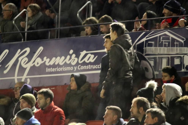 Galería de fotos de la afición en El Sadar durante el Osasuna-Valladolid