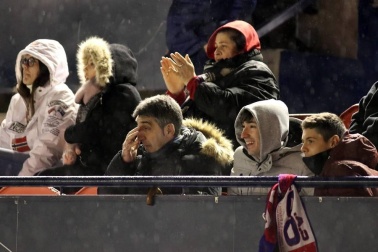 Galería de fotos de la afición en El Sadar durante el Osasuna-Valladolid