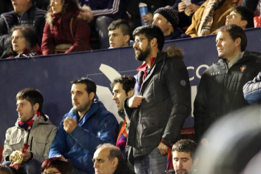 Galería de fotos de la afición en El Sadar durante el Osasuna-Valladolid